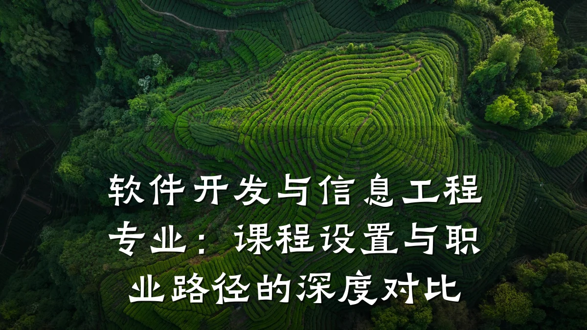 软件开发与信息工程专业:课程设置与职业路径的深度对比