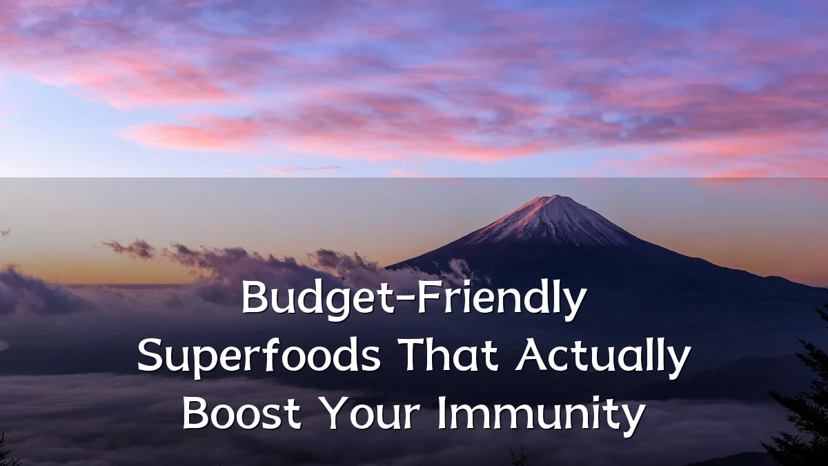 Budget-Friendly Superfoods That Actually Boost Your Immunity