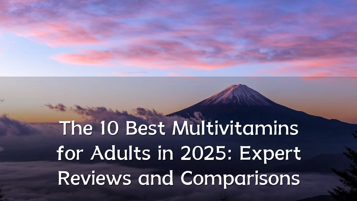 The 10 Best Multivitamins for Adults in 2025: Expert Reviews and Comparisons