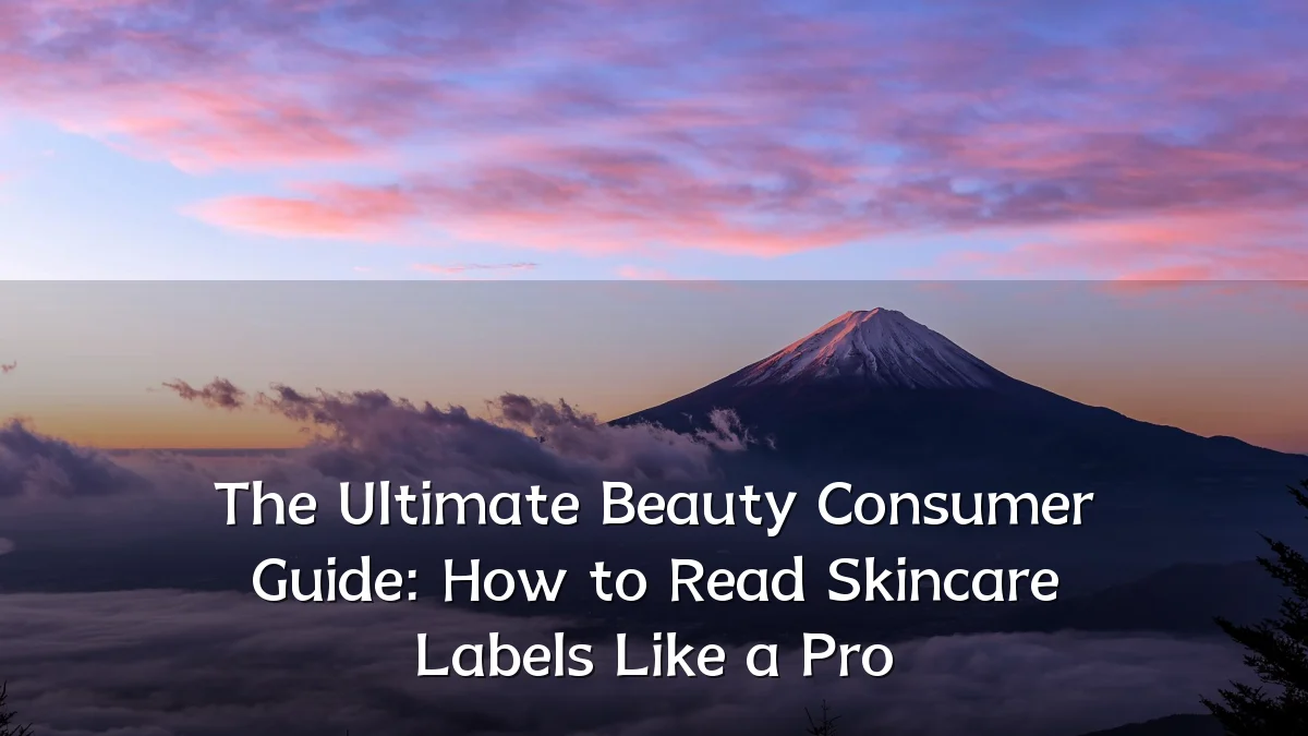 The Ultimate Beauty Consumer Guide: How to Read Skincare Labels Like a Pro