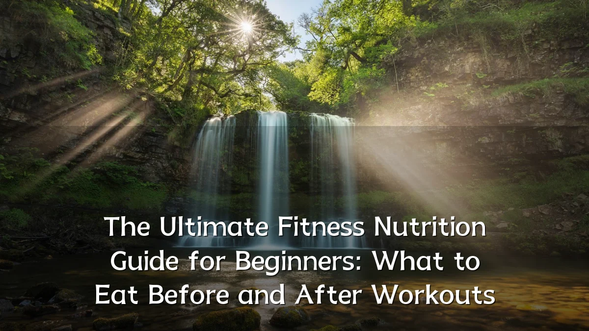 The Ultimate Fitness Nutrition Guide for Beginners: What to Eat Before and After Workouts