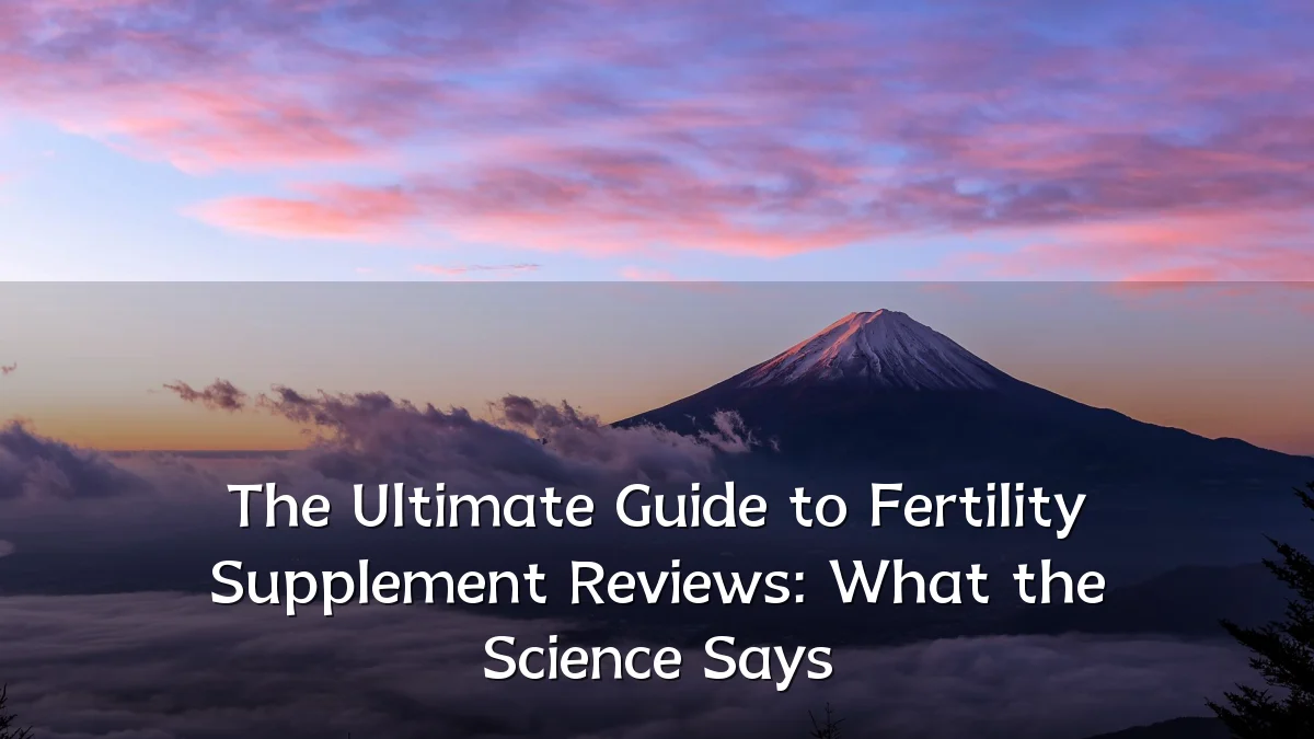 The Ultimate Guide to Fertility Supplement Reviews: What the Science Says