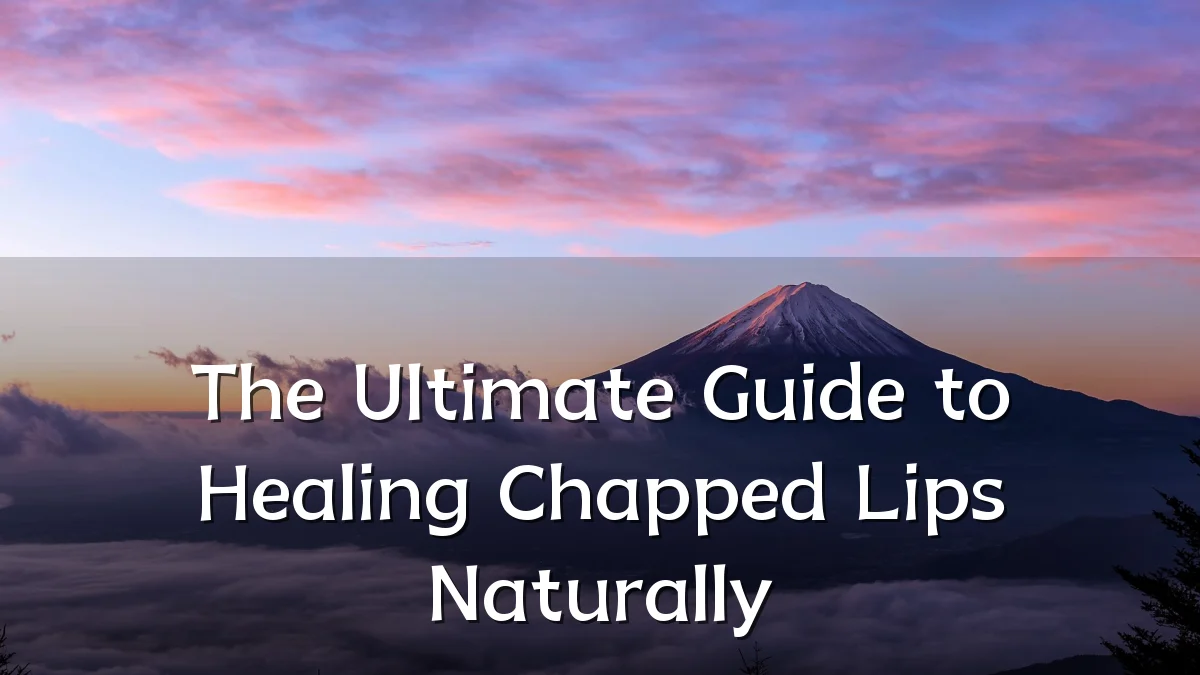 The Ultimate Guide to Healing Chapped Lips Naturally