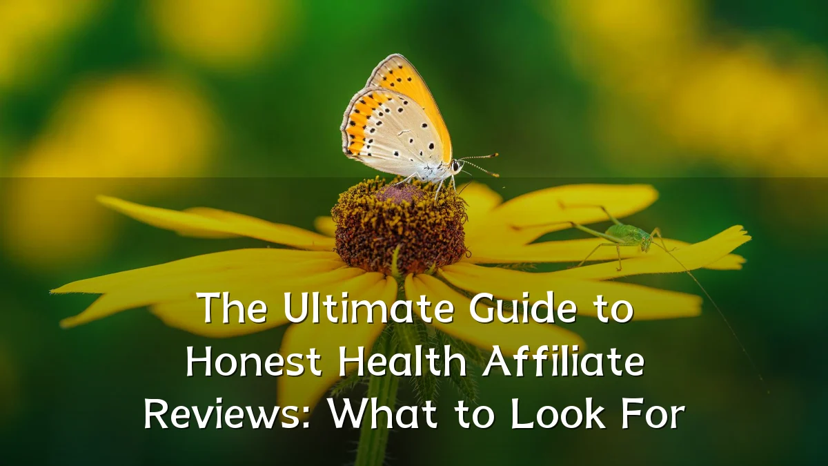 The Ultimate Guide to Honest Health Affiliate Reviews: What to Look For
