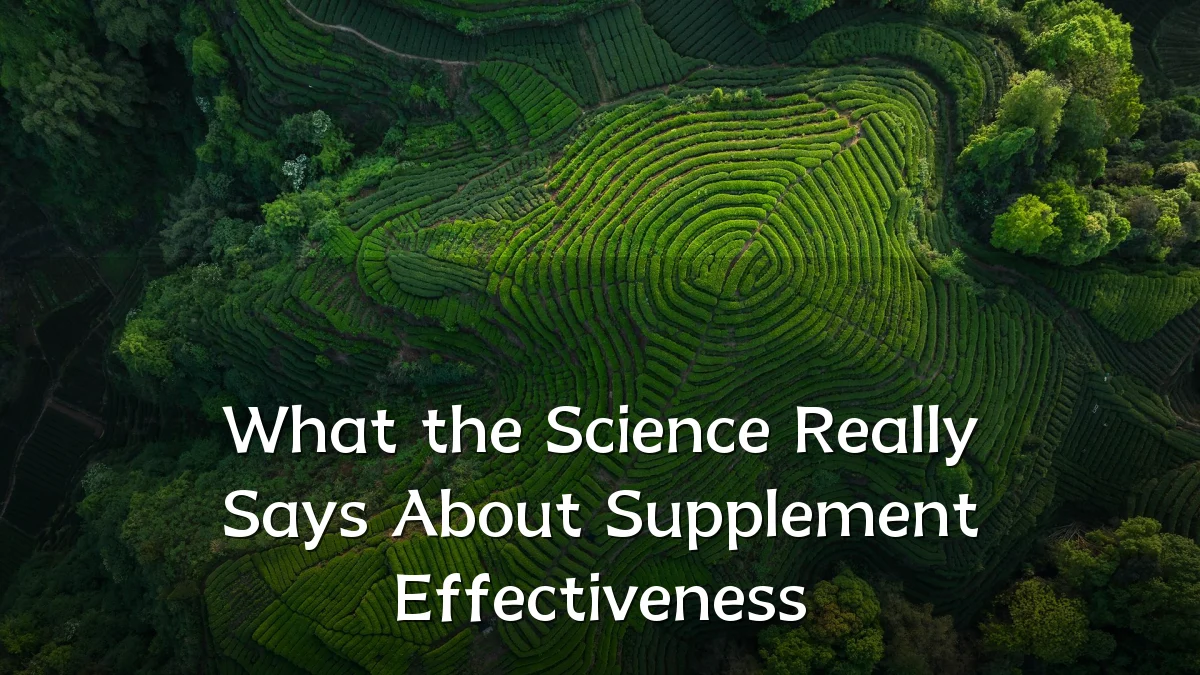 What the Science Really Says About Supplement Effectiveness